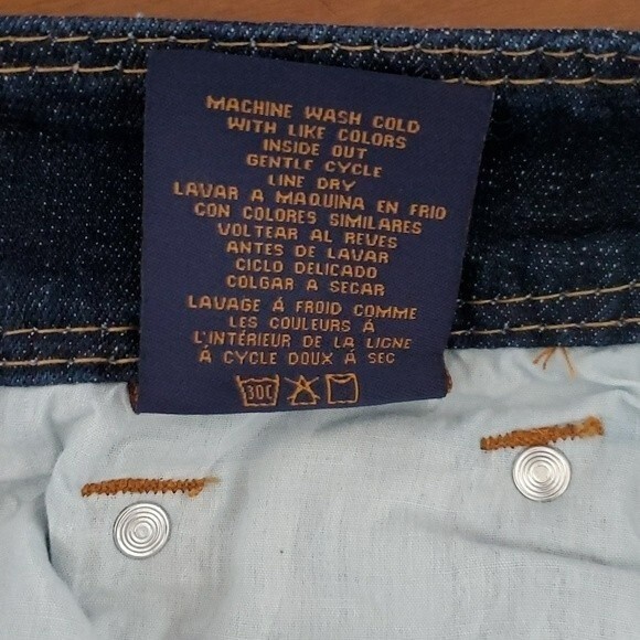 NWT SEVEN 7 DENIM LOW RISE JEAN SHORTS SIZE 6 DARK WASH - Picture 14 of 14